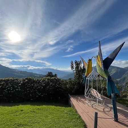 Premium Holiday Cabin - Spectacular Tungurahua Volcano View Baños Kültér fotó