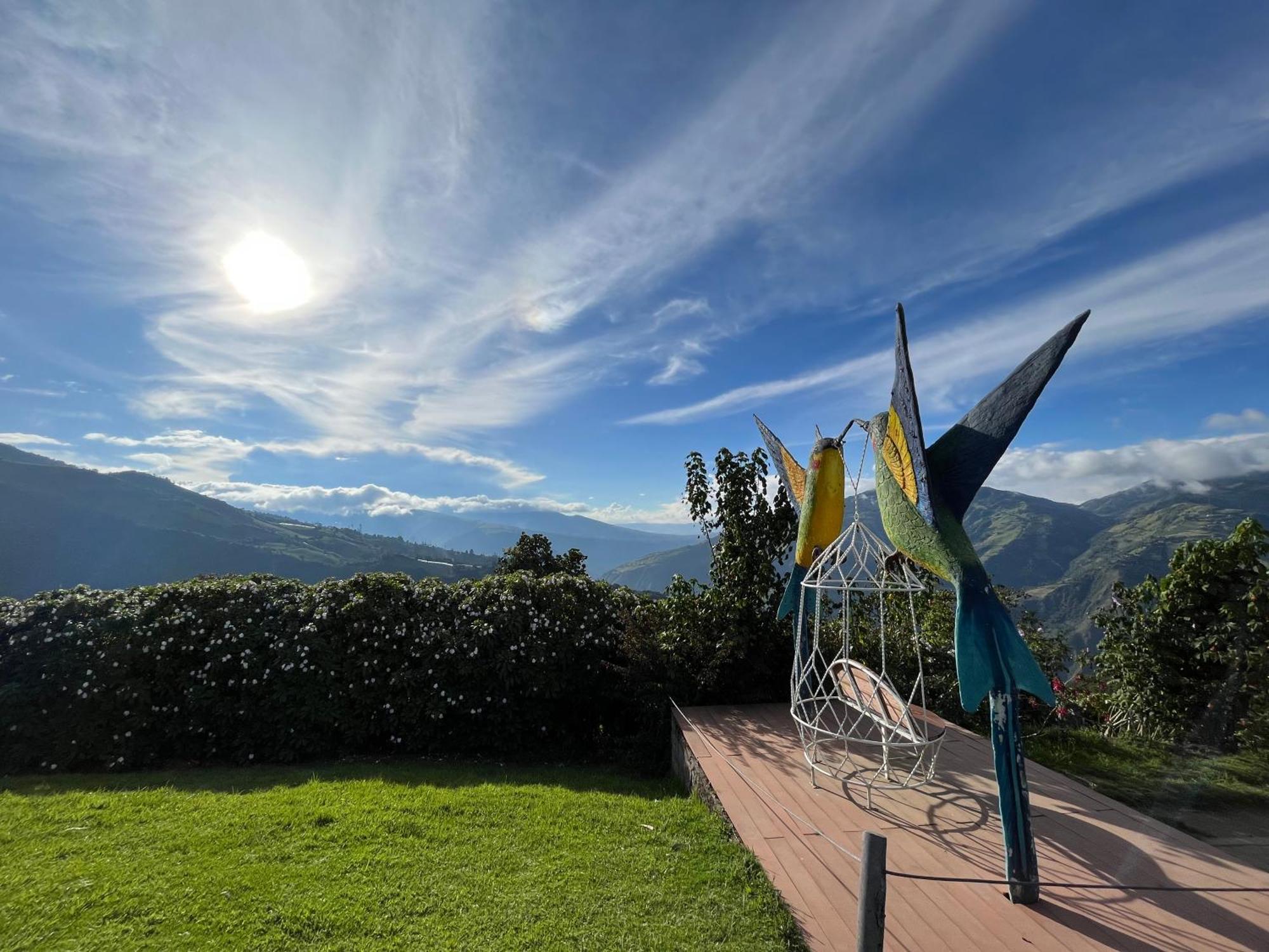 Premium Holiday Cabin - Spectacular Tungurahua Volcano View Baños Kültér fotó